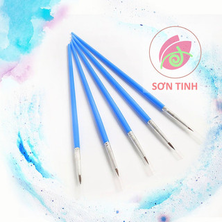 Cọ vẽ tô màu đầu nhọn, đầu dẹp tô tượng sơn nước sơn chậu