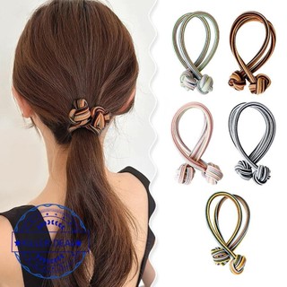 Dây buộc tóc đuôi ngựa đàn hồi lớn Dây buộc tóc thắt nút Trung Quốc Dây buộc tóc đuôi ngựa cao cho S1E1