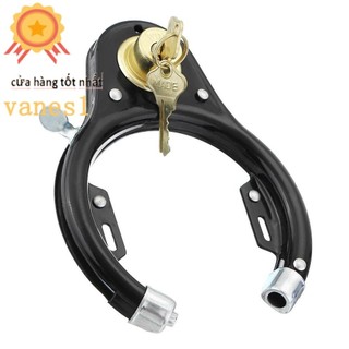 Vanes1 khóa xe đạp phụ kiện xe đạp vintage chống thấm nước chống trộm đi xe đạp có chìa khóa bánh xe