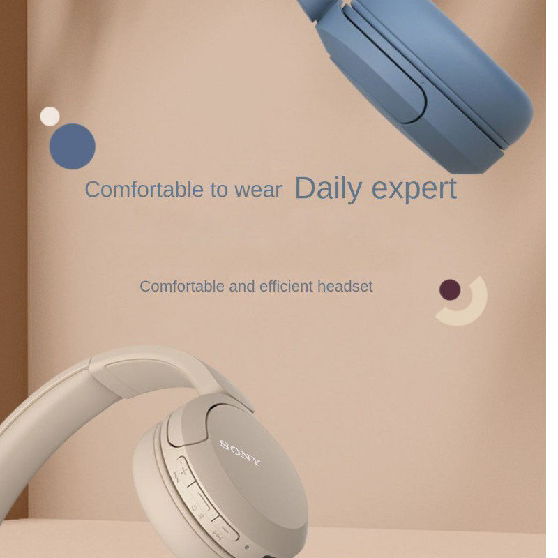 Tai nghe nhạc vòm 360 độ Tai nghe Bluetooth không dây Sony WH-CH520TWS Tai nghe Bluetooth trên tai có Mic | BigBuy360 - bigbuy360.vn