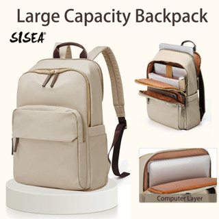 Balo đi học SISEA nhẹ dễ thương nhiều ngăn sức chứa lớn/có thể chứa laptop 14 inch phong cách Nhật Hàn cho nữ