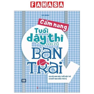 Sách cẩm nang tuổi dậy thì dành cho bạn trai