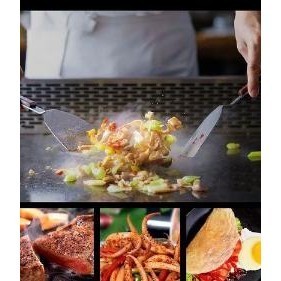 XẺNG TEPPANYAKI CÁN GỖ LOẠI 1 [Giá hủy diệt] [Rẻ vô địch] [Có sẵn] [Ảnh thật]