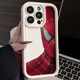 Ốp điện thoại Marvel Spiderman thời trang cho iphone 15 11 12 14 13 pro max 7plus xr x 15 7 8 plus mini xs max se 2020 Vỏ nhựa TPU mềm chống sốc Sky Eye Ladder