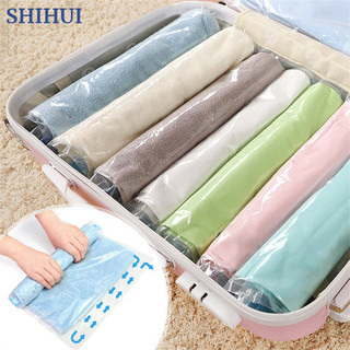 Shihui Túi nén cuộn tay, chân không, không bơm, du lịch, chuyến công tác, di động...