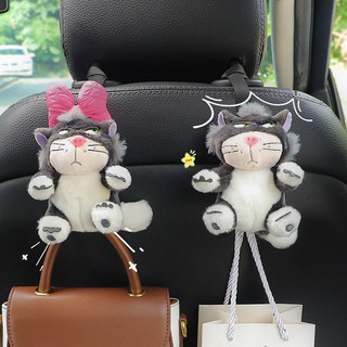New style Car Hook Backrest Hook Cartoon Cute Doll Sports Seat Storage Hook Car Interior Decoration All Products Cute car decoration
