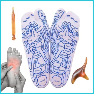 Tất phản xạ có điểm áp lực Tất Massage & Tất phản xạ có điểm áp lực Phản xạ chân lameintvn