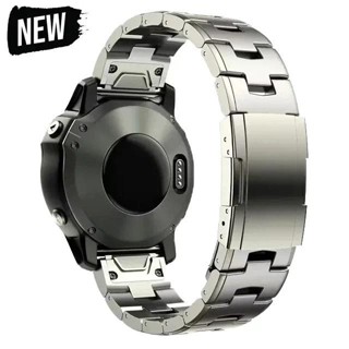 Dây đeo đồng hồ hợp kim titan nhẹ 22mm 26mm tương thích cho Garmin Fenix7X / 6X pro / 5X / 3HR / Forerunner / MK2 Tactix Delta 935 945 Dây đeo đồng hồ nam