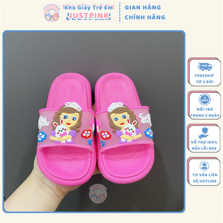 Dép bé gái hình công chúa Sofia êm chân chống trượt cho bé gái 3-6 tuổi