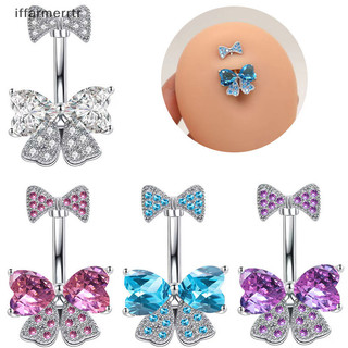 Nếu Zircon Nơ Pha Lê Bụng Nút Nhẫn Rốn Nhẫn Trang Sức Cơ Thể Cho Nữ Thời Trang Cơ Thể Trang Sức Linh cẩu