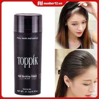 Phấn tạo kiểu che khuyết điểm làm dày tóc tức thì Toppik Hair Loss Building Fiber