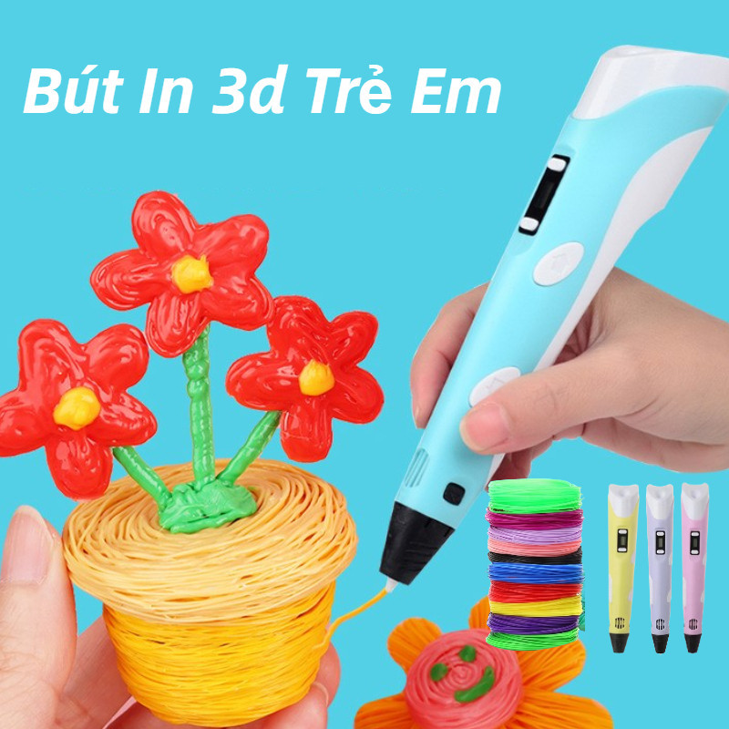 Bút In 3D Cho Bé An Toàn Thân Thiện Với Môi Trường Yên Tĩnh Đa Chức Năng