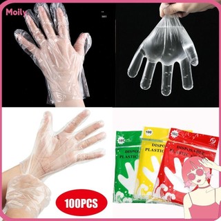 Bộ 100 găng tay dùng một lần giữ vệ sinh cho nhà hàng / nhà bếp rửa rau củ quả