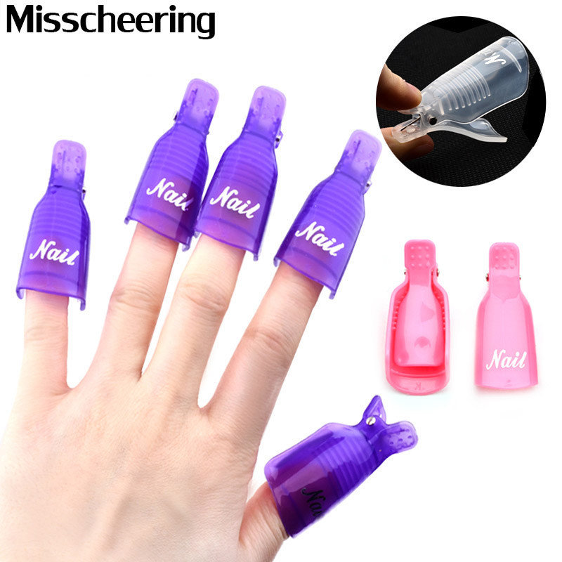 Kẹp ủ phá gel móng chân set 10 cái