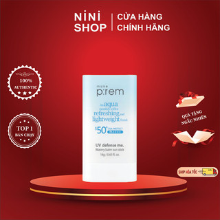 Thanh lăn chống nắng Make Prem UV Defense Me Watery Balm Sun Stick 18g - ninishop