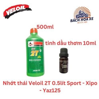 Nhớt thái veloil 2t 0.5lít sport - xipo - yaz125 + tinh dầu thơm