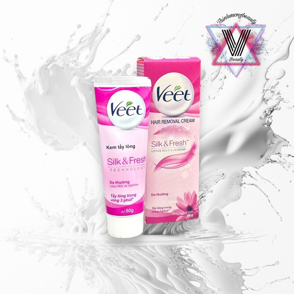 Kem tẩy lông Veet Silk & Fresh 25 và 50gram