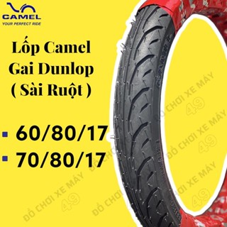 Vỏ Lốp Xe Máy Camel T900 Gai DunLop Size 60/80/17 70/80/17