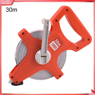 30m / 50m / 100m cuộn mở di động thước dây nylon dụng cụ đo dây băng