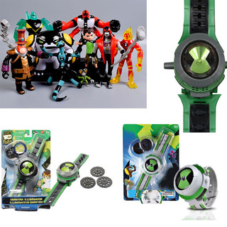 Nhân vật hành động ben 10 đồng hồ ultimate omnitrix phong cách máy chiếu đồng hồ đồ chơi trẻ em quà tặng cho trẻ em đồng hồ ben10 cho trẻ em
