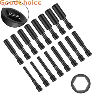 Ổ cắm ổ cắm 1 / 2 cờ lê tác động đầu ổ cắm lục giác bộ chuyển đổi cờ lê 8-24mm