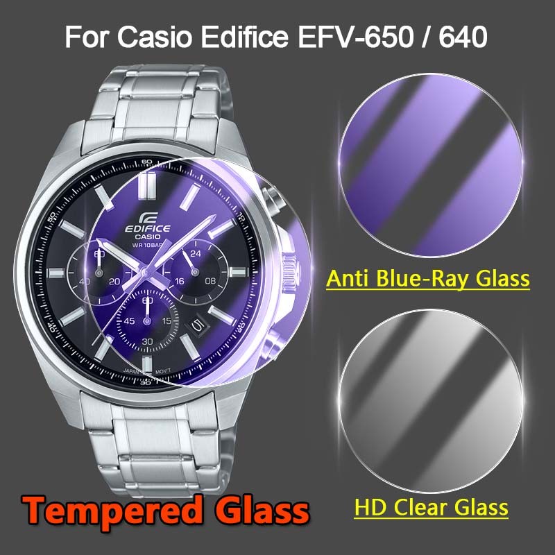 2-6 Chiếc Dành Cho Đồng Hồ Thông Minh Caxio Edifice EFV-650 EFV-640 2.5D Siêu Mỏng Trong Suốt / Chốn