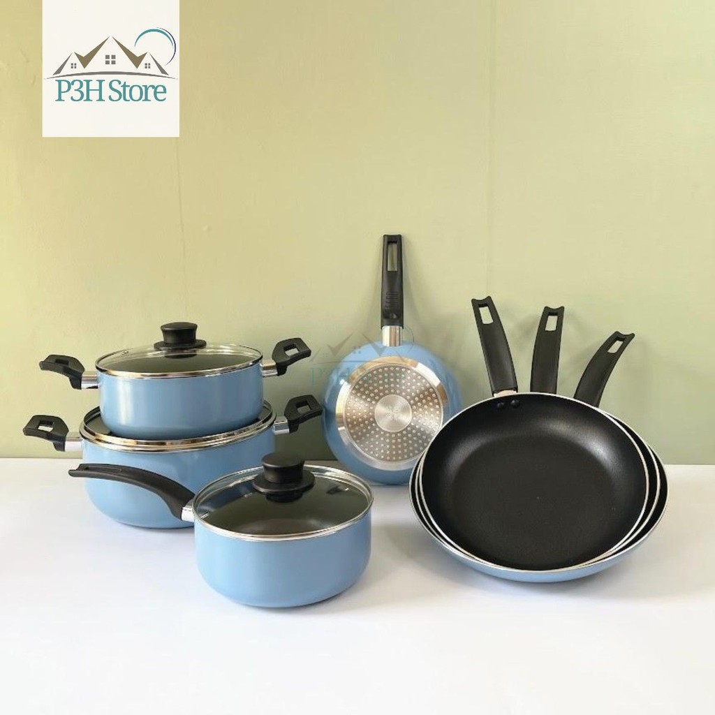 Nồi Chảo chống dính Inochi Kuro 3 lớp chống dính vượt trội sử dụng được bếp từ P3H Store