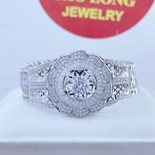 Lắc Tay, Vòng Tay Nữ Bạch Kim Họa Tiết Kim Tiền Sang Trọng, Thời Thượng