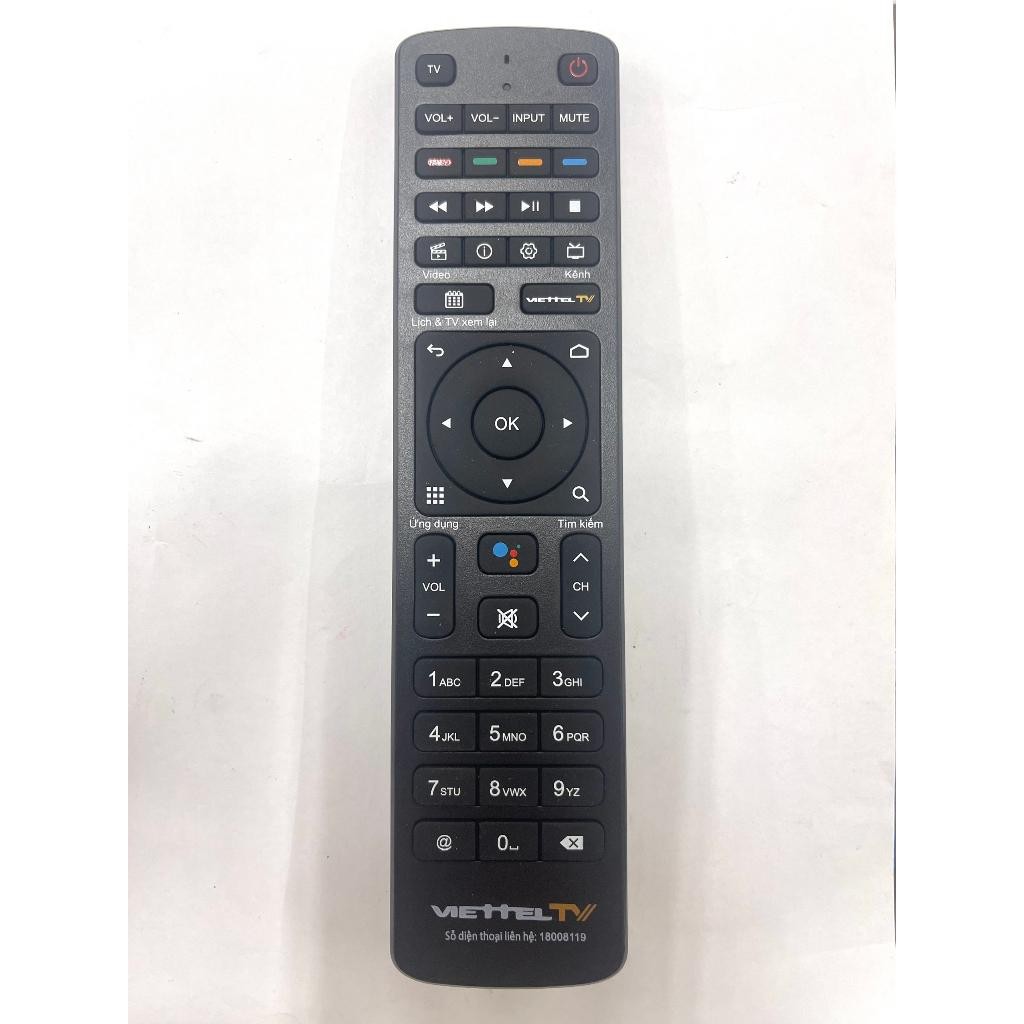 Remote Điều Khiển Đầu Thu Viettel TV360 Box 4K ( Viettel Android Tivi Box Điều Khiển Giọng Nói ) - Đ