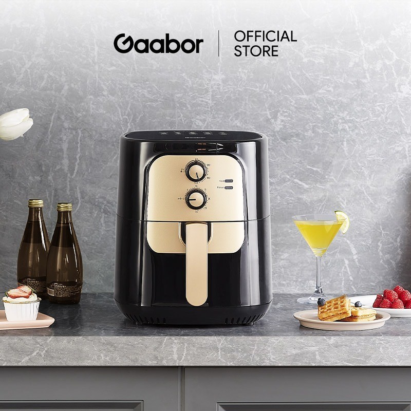 Nồi chiên không dầu Gaabor AF65M-BK01A dung tích 6.5 lít 1400W nồi chiên đa năng