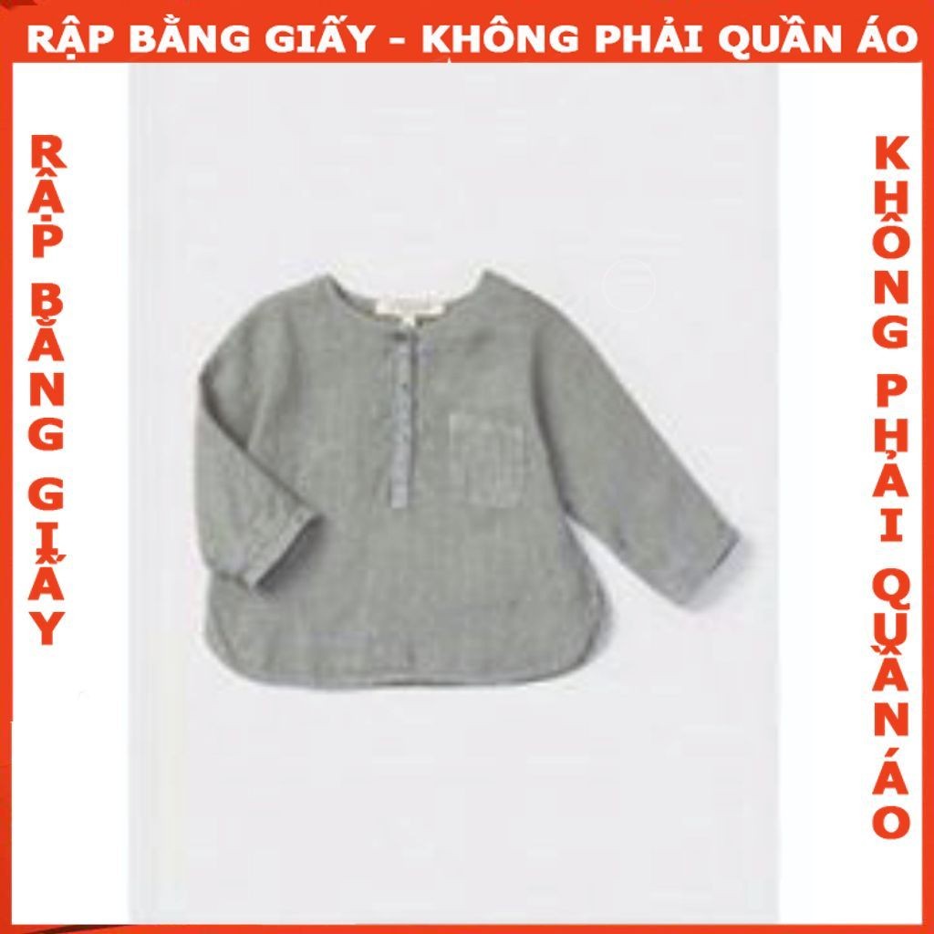 Rập giấy A0 áo bé trai mã B33