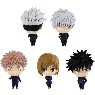 Set 5 mô hình mô phỏng nhân vật jujutsu kaisen 9cm