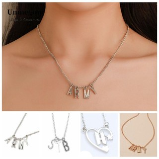 Unmegoni cổ Có Mặt Chữ BT21 Dễ Thương Thời Trang Hàn Quốc Cho Fan BTS