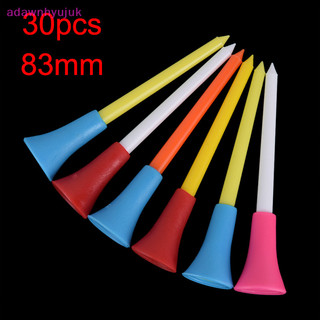 Adawnhyujuk 30pc nhiều màu nhựa golf tee 83mm đệm cao su bền top golf tee vn