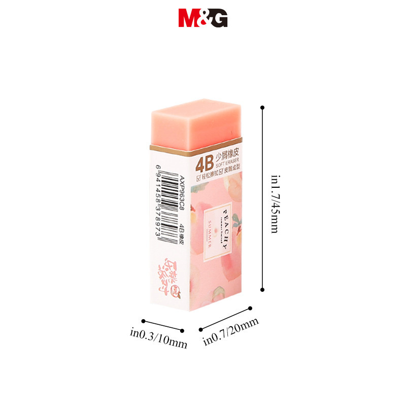 M&G  Gôm Tẩy   Tẩy Màu Đào 1 Cái