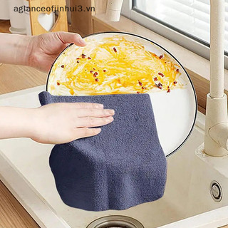 ~ Afhvn ~ 20 Cái / hộp Khăn Microfiber thấm hút Khăn lau nhà bếp Khăn lau bát đĩa chống dầu Khăn ăn Bộ đồ ăn Khăn lau nhà.