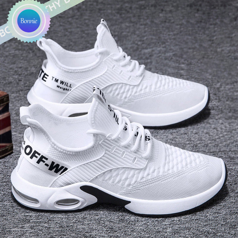 Giày thể thao dệt bay nam Bonnie Cathy. Mềm mại, nhẹ và thoáng khí. Giày thường ngày thời trang