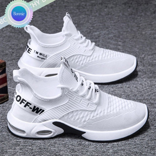 Giày thể thao dệt bay nam Bonnie Cathy. Mềm mại, nhẹ và thoáng khí. Giày thường ngày thời trang