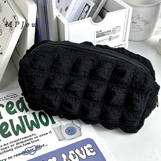 < MPJow > Túi đựng mỹ phẩm Hộp đựng bút chì màu trơn Túi sáng tạo Túi dung tích lớn cho bé gái Đồ dùng học tập Hộp văn phòng phẩm Tốt