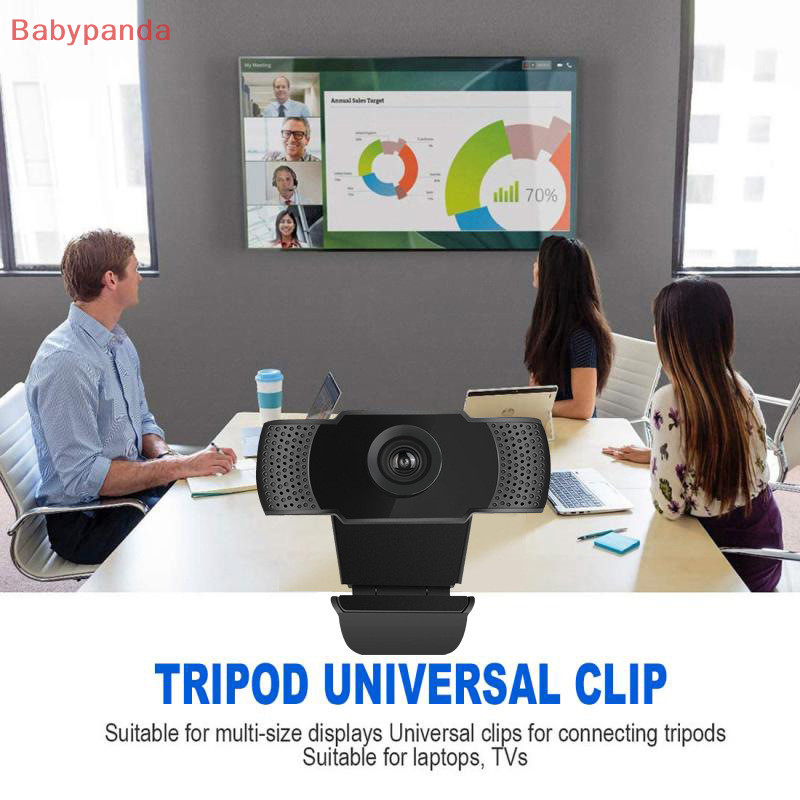 [Babypanda] Webcam 1080P Mới Full HD Web Camera Có Đèn LED Lấp Đầy Micro USB Cắm Web Cam Cho PC Máy Tính Mac Laptop Máy Tính Để Bàn Camera