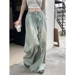  Heza quần ống rộng quần nữ jean Casual Comfortable Đơn giản Fashion WNK2420959 8Z240223 