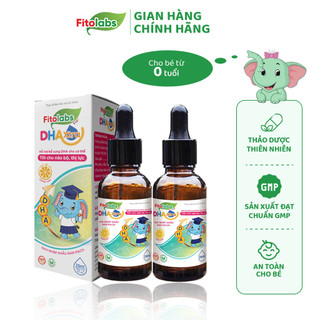  DHA Cho Bé Fitolabs DHA Xtra Dạng Nhỏ Giọt Giúp Tăng Cường Thị Lực Và Trí Não Lọ 25ml