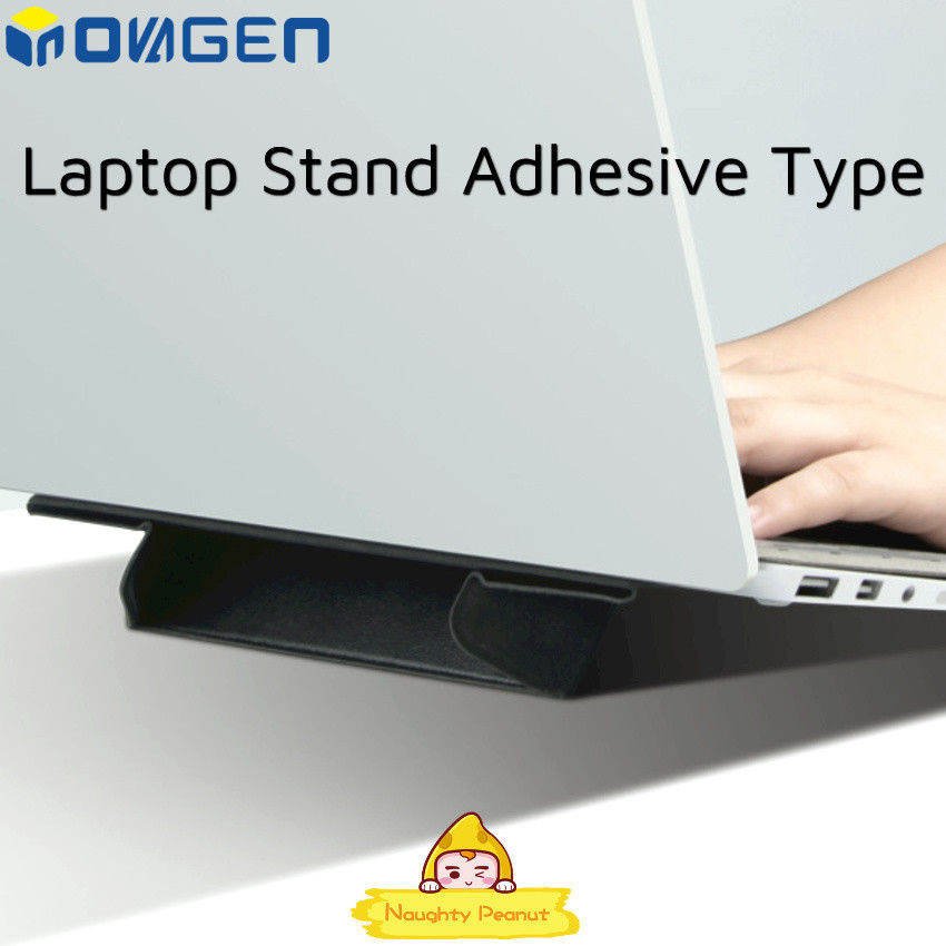 Giá đỡ laptop/tablet INOVAGEN gập điều chỉnh độ cao, da PU, dễ mang theo