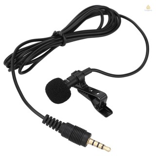 Mini di động kẹp ve áo lavalier rảnh tay jack 3.5mm condenser micro có dây mic cho iphone ipad điện thoại thông minh máy tính pc laptop loa