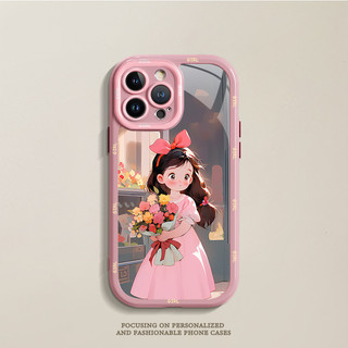 Iphone Phim Hoạt Hình Tóc Dài Cô Gái Chống Rơi Tất Cả Trong Một Ống Kính 7 7plus 8 8plus Xs Xr 11 12 13 14 15Pro Plus Promax