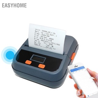 EasyHome Máy in nhãn không dây IP54 hóa đơn nhiệt di động Bluetooth 80mm chống nước