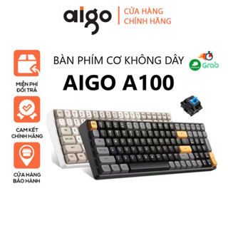 Bàn phím cơ không dây AIGO A100 - Kết nối 2 chế độ - Có Hotswap - Blue Switch