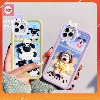 Ốp Lưng Nơ Trong Suốt - Shaun the Sheep iphone/samsung/vivo/oppo/xiaomi 6/7/8/x/xs/xsmax/11/12/13/14/pro/promax/plus