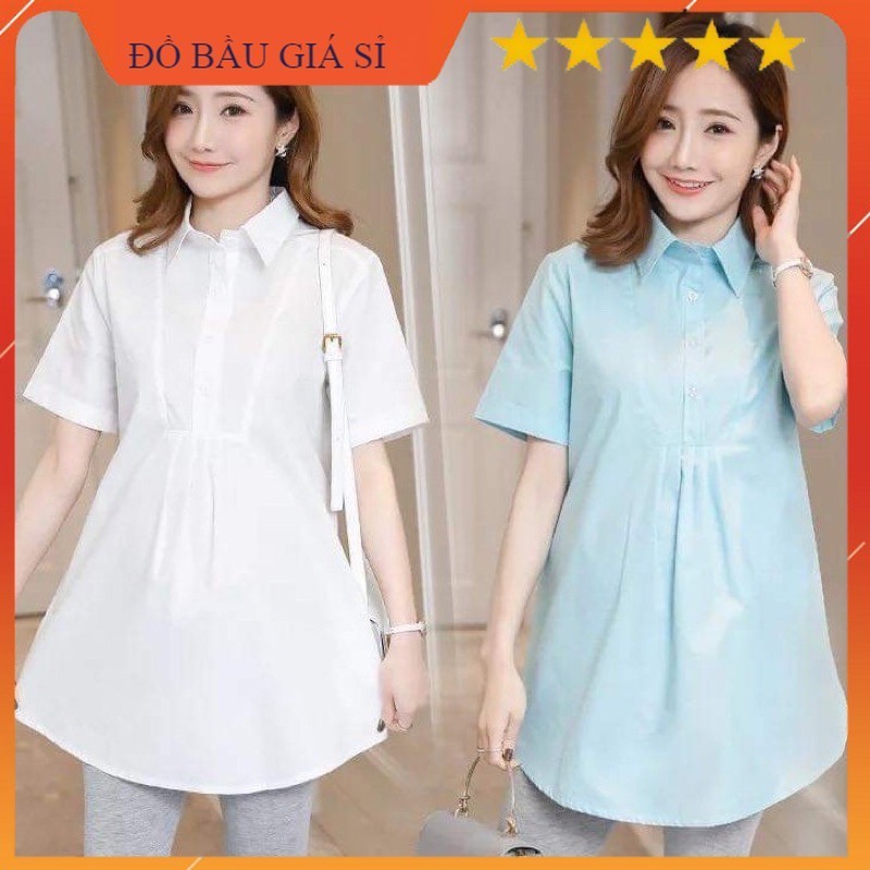 Áo cộc bầu sơ mi thiết kế SM - GIÁ SỈ