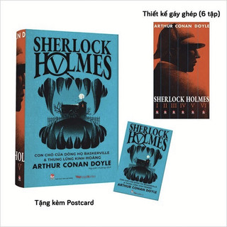 Sách Boxset Sherlock Holmes (Trọn bộ 6 tập) [Tặng 06 Postcard]